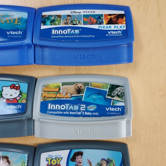 VTECH INNOTAB FUN KIDS GAMES LOT DISNEY, HELLO KITTY, TOY STORY, FAIRIES, BRAVE - Picture 4 of 9